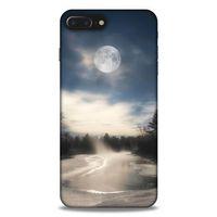 Lopard Apple Iphone 8 Plus Uyumlu Kılıf Gece'S (27) Tasarımlı Kılıf Dolunay