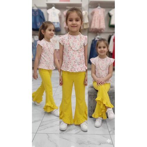 6-7-8 Yaş Kolyeli Full Likra Çocuk Takımı