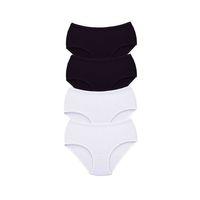 4 Adet Tutku Kadın Yüksek Bel Bato Kalın Lastik Külot S4