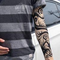 Giyilebilir Kol Dövmesi Çorap Dövme 3d Baskılı Kol Bacak Dövme 2 Adet Model 15