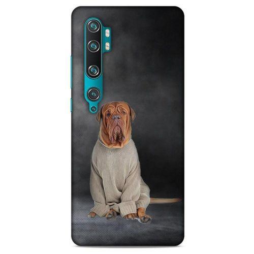 Xiaomi Mi Cc9 Pro Kılıf Köpek Kıyafetleri (29) Arka Koruma Kılıfı Fransız Mastifi Kazak