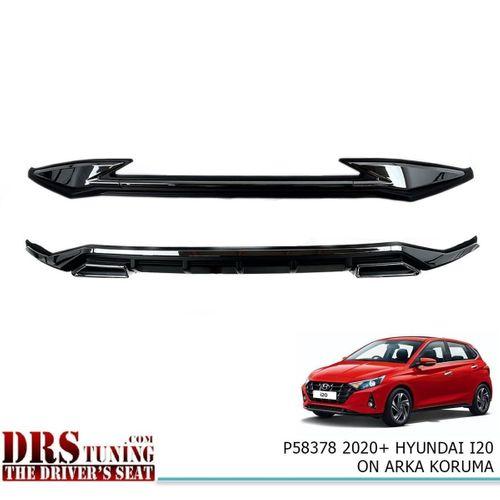 Hyundai i20 2020 Sonrası Ön ve Arka Tampon Koruma Difüzör