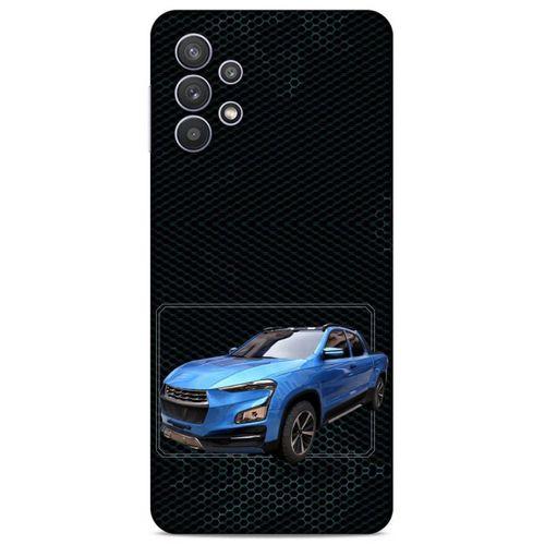 Lopard Samsung Galaxy A32 Uyumlu Kılıf PickUpX (21) Koruyucu Kapak Parliement Mavi