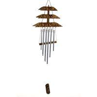 Bambu Metal Çanlı Rüzgar Çanı Repot-4