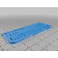 Kişiye Özel Filament Renk Kartelası Filament Testi 3D Baskı (Bu ürün Sadece Plastik parçadır - Almadan Önce Soru Sorabilirsiniz)