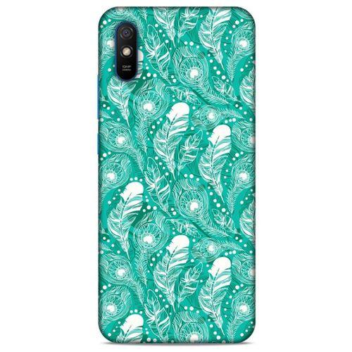 Xiaomi Redmi 9A Kılıf Desenli Özel Seri Tüyler (45) Liquid Air Kılıf