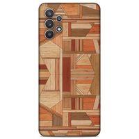 Lopard Samsung Galaxy A32 Uyumlu Kılıf Wood'X (43) Thin Fit Kılıf Baskılı