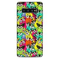 Graffitix (36) Desenli Silikon Kapak Samsung Galaxy S10 Kılıf