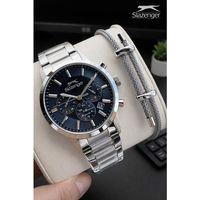 Slazenger İtalyan Tasarım Bileklik Hediyeli 2 Yıl Garantili 10 Atm Çelik Erkek Kol Saat ESL2511.E.03