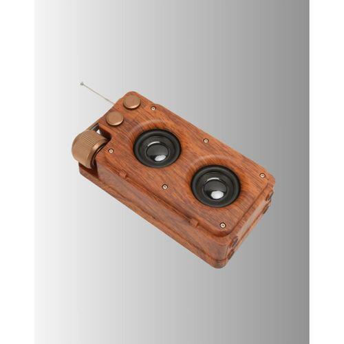 Klasik Görünümlü Bluetooth Hoparlör 360 Derece Stereo Ve Fm Radyo