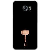 Samsung Galaxy Note 5 HD Baskılı Kılıf + 9D Tam Ekran Koruyucu - Thor Çekiç