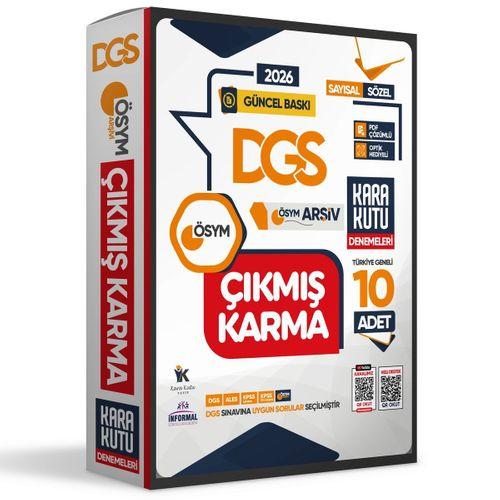 2026 DGS Sayısal-Sözel-TM ÖSYM Çıkmış Karma Kara Kutu 10lu Deneme Paketi Türkiye Geneli D  Çözümlü