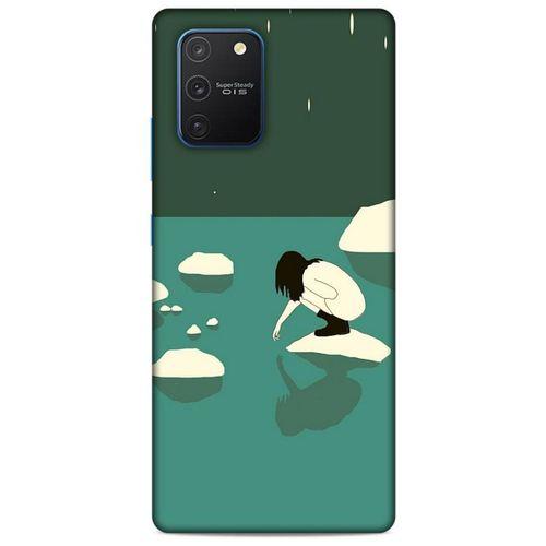 Samsung Galaxy S10 Lite Kılıf Depresyon (8) Baskılı Kılıf Siyah Kahverengi