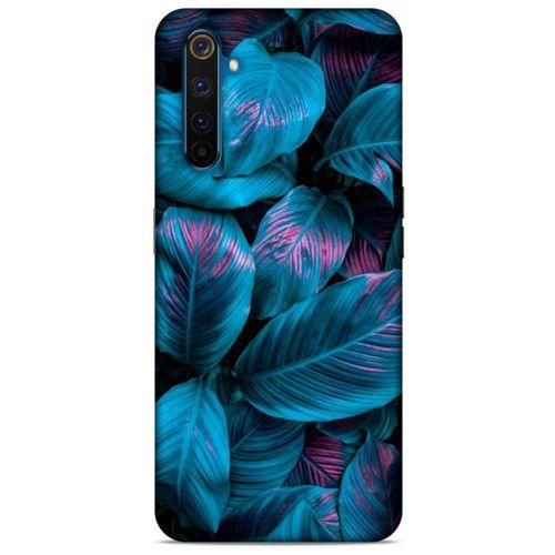 Realme 6 Pro Uyumlu Kılıf Mavi Delisi (48) Bumper Kılıf Yaprak
