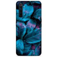 Realme 6 Pro Uyumlu Kılıf Mavi Delisi (48) Bumper Kılıf Yaprak