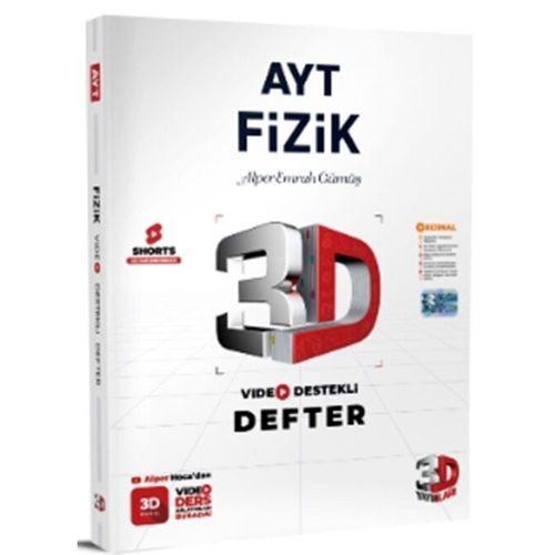 AYT Fizik Video Destekli Defter 3D Yayınları