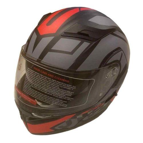 JK-20 Jk-20 Jk902 Çene Pedli Güneş Vizörlü Çeneden Açılır Kask [H-1 Red ] L