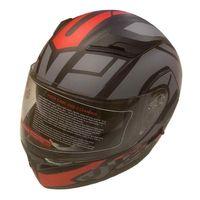 JK-20 Jk-20 Jk902 Çene Pedli Güneş Vizörlü Çeneden Açılır Kask [H-1 Red ] L