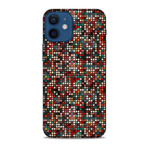 Geometrix 81 Apple iPhone 12 Mini Kılıf Silikon Kapak