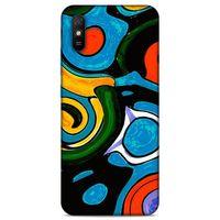 Lopard Xiaomi Redmi 9A Uyumlu Kılıf Soyut Sanat (24) Desenli Darbe Emici Kılıf