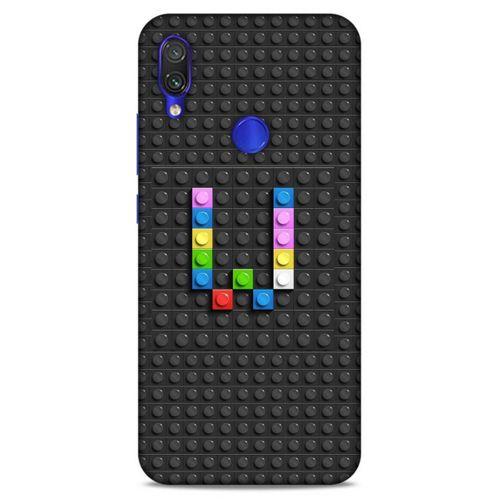 Lopard Xiaomi Redmi Note 7 Pro Uyumlu Kılıf BloX (39) Liquid Crystal Kılıf W Harfi