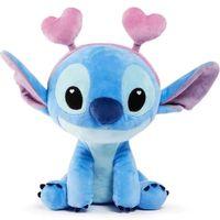 Eğitici Oyuncak Kalp Kulaklıklı Stitch Peluş 25 cm