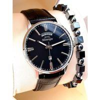 Slazenger Erkek Deri kordon Bileklik Hediyeli 2 Yıl Garantili Suya Dayanıklı Kol Saati VS.BLKT.0760