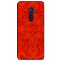 Mermer Desenli (39) Tema Liquid Crystal Kılıf Falu Kırmızı Oppo Reno 2 Kılıf