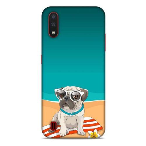 Animax Pug Plajda Samsung Galaxy A01 Kılıf Desenli Silikon