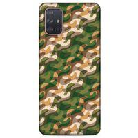 Kamuflaj 95 Samsung Galaxy A71 Kılıf Silikon Kapak