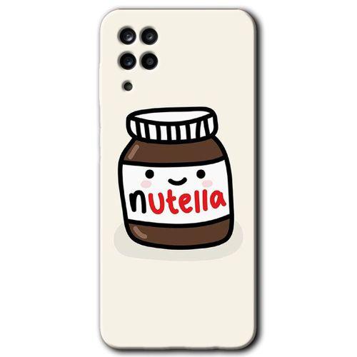 Galaxy M12 Kılıf HD Desen Baskılı Arka Kapak - Nutella Aşkım