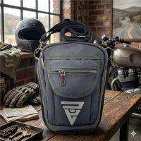 Su İtici Krinkıl Kumaşlı Motosiklet Bacak Çantası - Reflektörlü