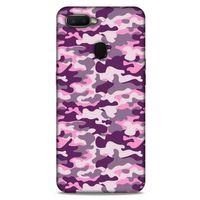 Oppo Ax7 Uyumlu Kılıf Mor Delisi (23) Ultra Koruma Kılıfı Kamuflaj