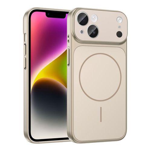 Apple iPhone 14 Kılıf Zore M-Safe Şarj Özellikli Kamera Korumalı Formen Kapak