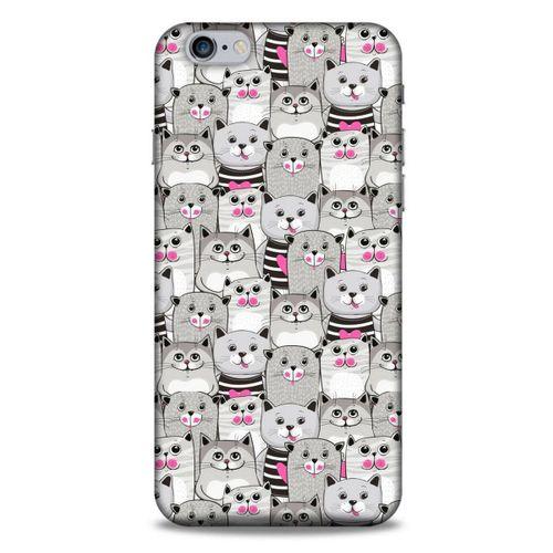 Lopard Apple Iphone 6 Plus Uyumlu Kılıf Kediler (32) Soft Silikon Kılıf Pembe Burun