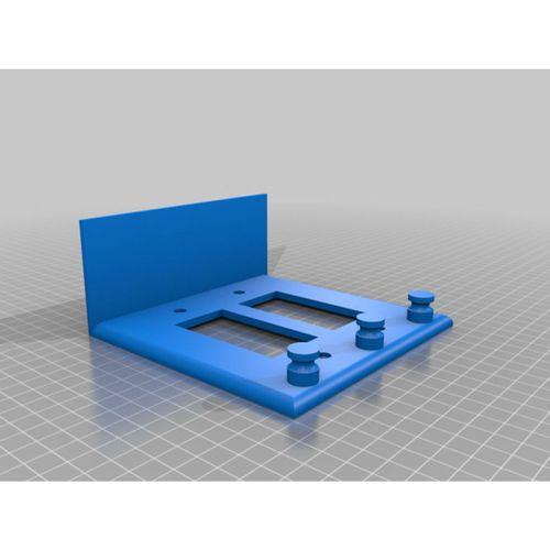 Çift Decora Raf 3D Baskı (Bu ürün Sadece Plastik parçadır - Almadan Önce Soru Sorabilirsiniz)