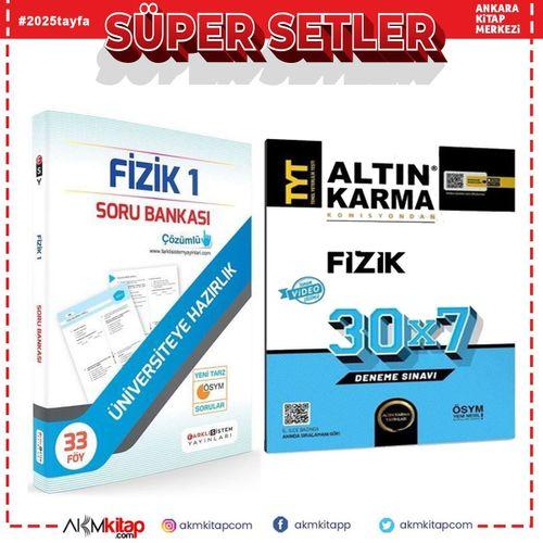 Farklı Sistem TYT Fizik Soru Bankası ve Altın Karma Deneme Seti 2 Kitap
