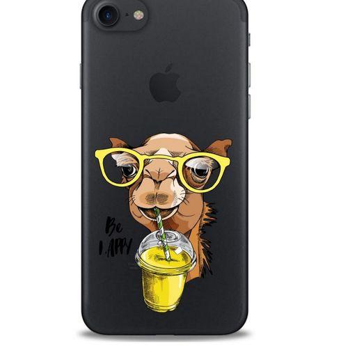 Zoologix (1) Apple Iphone 8 Şeffaf Kılıf Silikon Desenli