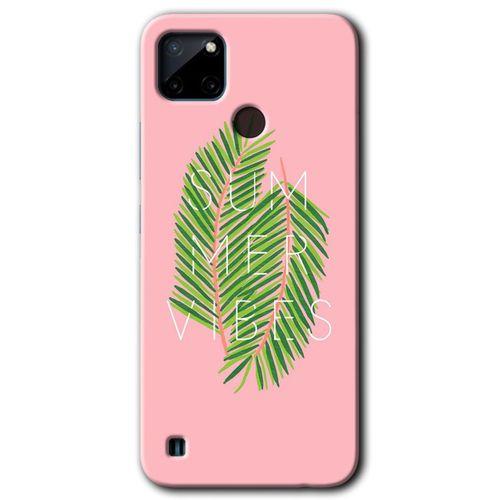 Realme C21 Kılıf Baskılı Arka Kapak - Summer Vibes +Tam Ekran Koruyucu