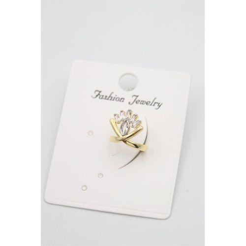 Taşlı Kıkırdak Küpe - Altın