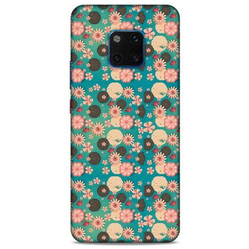 Huawei Mate 20 Pro Kılıf Japonya (22) Tam Koruma Kılıfı Japon Çiçeği Febreze