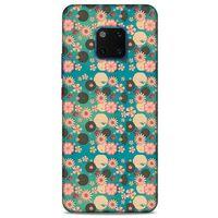 Huawei Mate 20 Pro Kılıf Japonya (22) Tam Koruma Kılıfı Japon Çiçeği Febreze