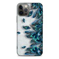 Apple iPhone 12 Pro Kılıf Desenli Özel Seri Tüyler (41) Tank Kılıf