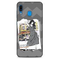 Sokak Modası 19 Samsung Galaxy A30 Kılıf Desenli Silikon