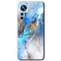 Xiaomi Mi 12 Kılıf HD Desen Baskılı Arka Kapak - Mavi Buzul