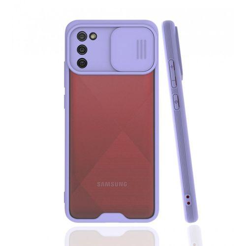 Samsung Galaxy A02S Kılıf Platin Kamera Koruma Silikon