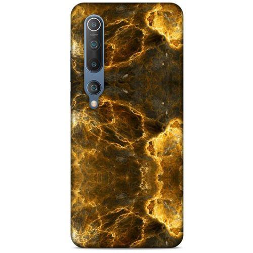 Mermer Desenli (9) Tema Kılıf Koyu Kahverengi Xiaomi Mi 10 Kılıf