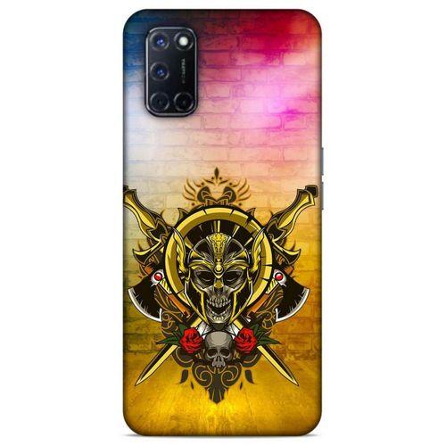 Lopard Oppo A52 Uyumlu Kılıf Tattoo's (38) Neo Hybrid Kılıf Kılıç Dövmesi
