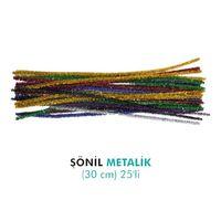 EVENART 30 cm METALİK ŞÖNİL ( 25' li Paket )