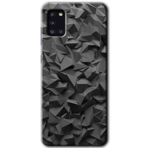 MRCİLETİSİM Samsung Galaxy A31 Kılıf Baskılı Kapak - Dark Broke +Tam Ekran Koruyucu